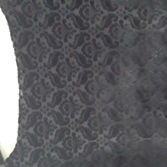 NWT Talbots Black Burnout Velvet Tie Sleeve Plus Petite XP - Picture 12 of 16